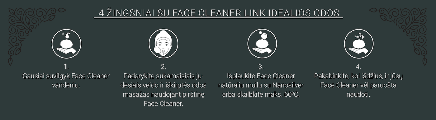 Veido pilingo kempinėlė - Face Cleaner