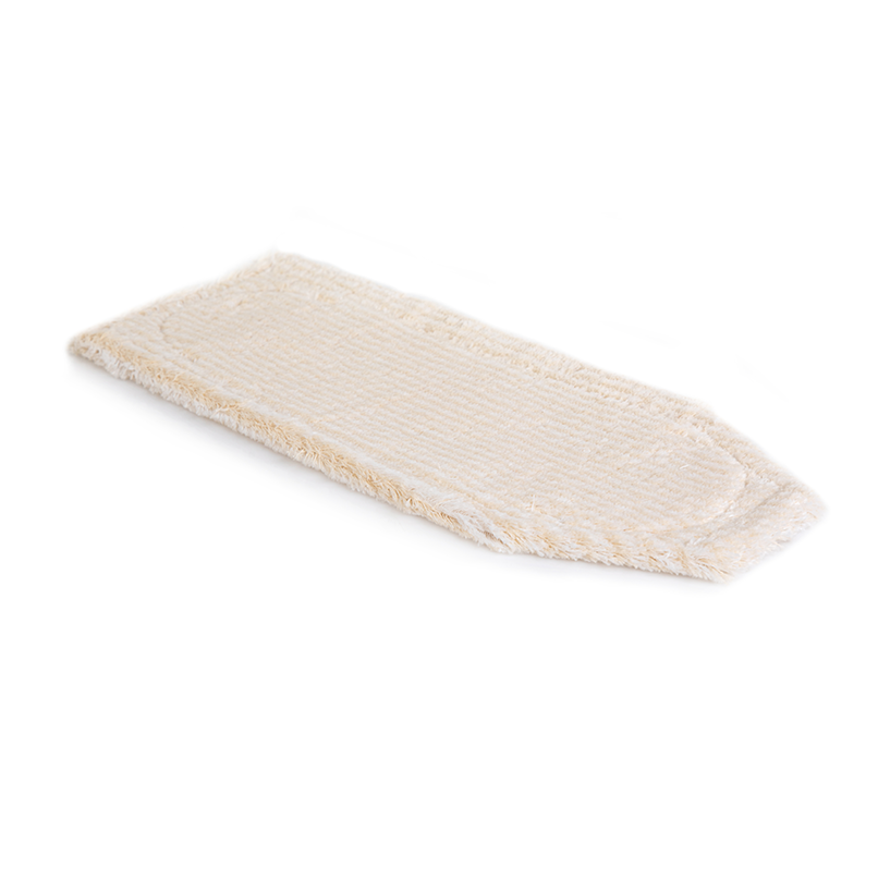 Paño color crema para limpieza de pisos húmedos